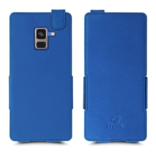 чохол-фліп на Samsung Galaxy A8 (2018) Яскраво-синій Stenk Prime фото 1