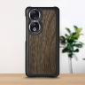 Кожаная накладка Stenk WoodBacker для HuaWei Honor 90 Чёрный