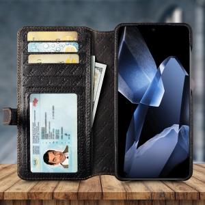 Чехол-портмоне Stenk Premium Wallet для OnePlus 13 Чёрный