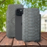 Футляр Stenk Sportage Python для Apple iPhone 15 Plus Серый