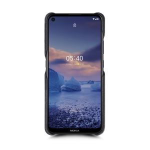 Шкіряна накладка Stenk Cover для Nokia 5.4 Чорна