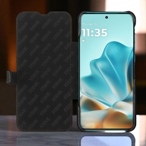 Чехол книжка Stenk Premium для Motorola Edge 60 Fusion Чёрный