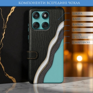 Чехол книжка Stenk Premium для Motorola Edge 60 Fusion Чёрный