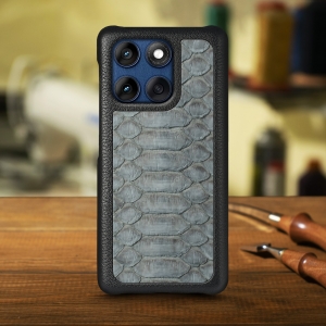 Накладка Stenk ExBacker Python Scales для Motorola Edge 60 Сірий