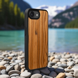 Накладка SkinBacker Wood для Apple iPhone 16е Римська оливка
