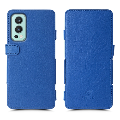 чехол-книжка на OnePlus Nord 2 5G Ярко-синий Stenk Prime фото 1