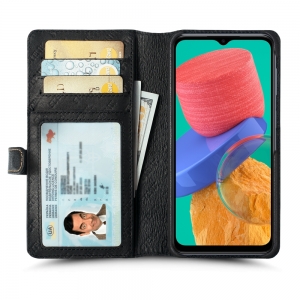 Чехол-портмоне Stenk Premium Wallet для Samsung Galaxy M33 5G Чёрный