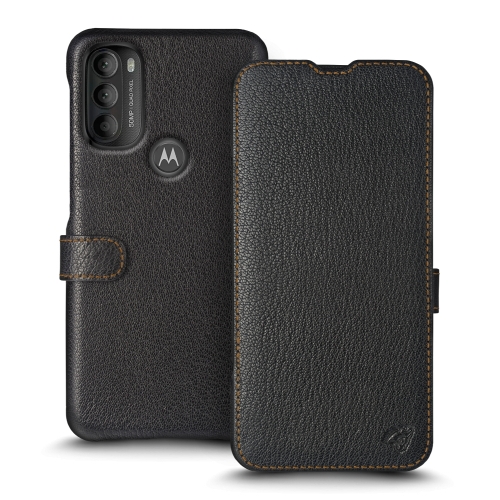 чехол-книжка на Motorola Moto G71 5G Черный Stenk Premium фото 1