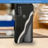 Чехол книжка Stenk Premium для Motorola Moto G71 5G Чёрный