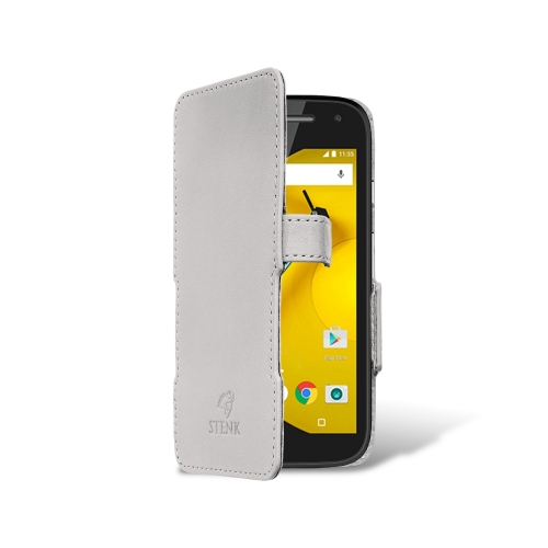 чохол-книжка на Motorola Moto E (2nd Gen) Білий Stenk Сняты с производства фото 2