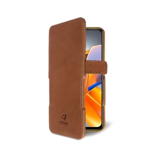 Чохол книжка Stenk Prime для Xiaomi Poco M5s Camel