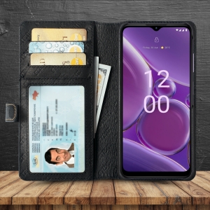 Чехол-портмоне Stenk Premium Wallet для Nokia G42 Чёрный