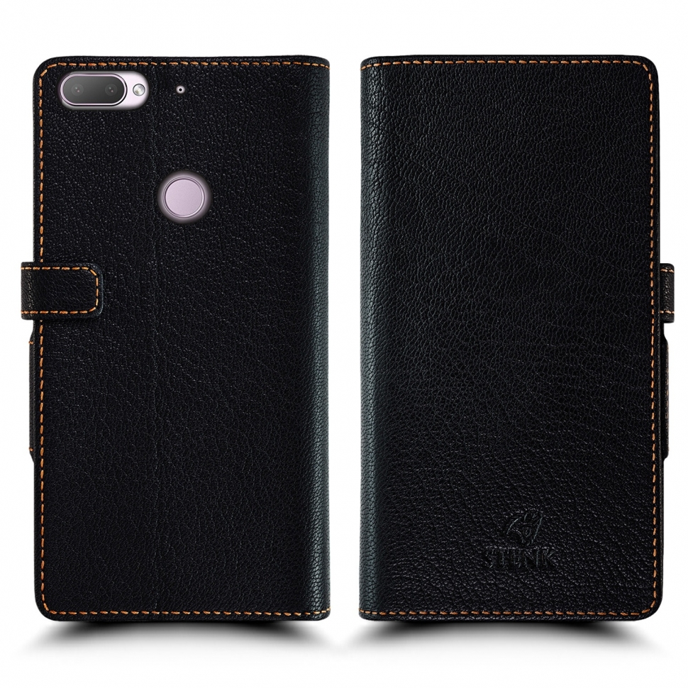

Чехол книжка Stenk Wallet для HTC Desire 12 Plus Чёрный, Черный