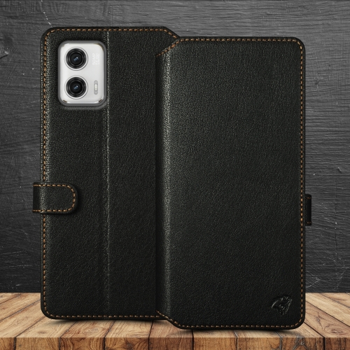 чохол-гаманець на Motorola Moto G73 5G Чорний Stenk Premium Wallet фото 1