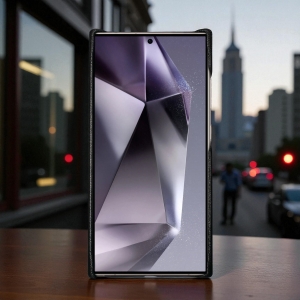 Шкіряна накладка Stenk Cover Samsung Galaxy S24 Ultra Чорна