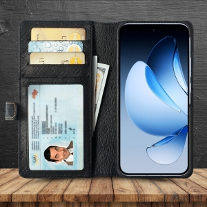 Чохол-портмоне Stenk Premium Wallet для OPPO Reno13 Чорний