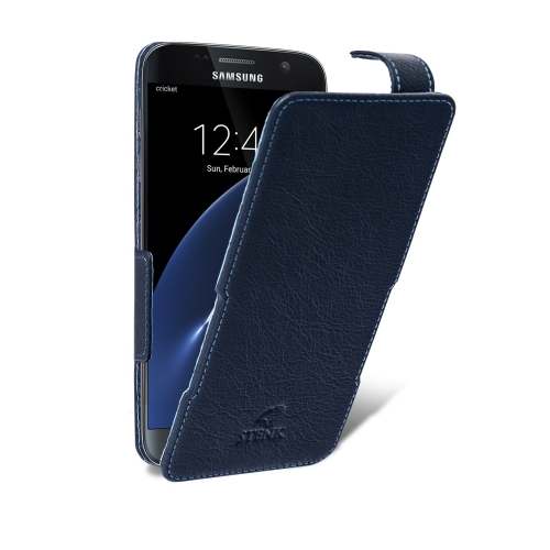чехол-флип на Samsung Galaxy S7 Синий Stenk Prime фото 2