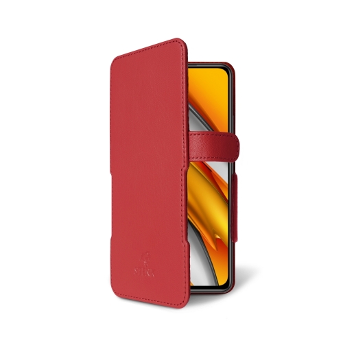 чехол-книжка на Xiaomi Poco F3 Красный Stenk Prime фото 2