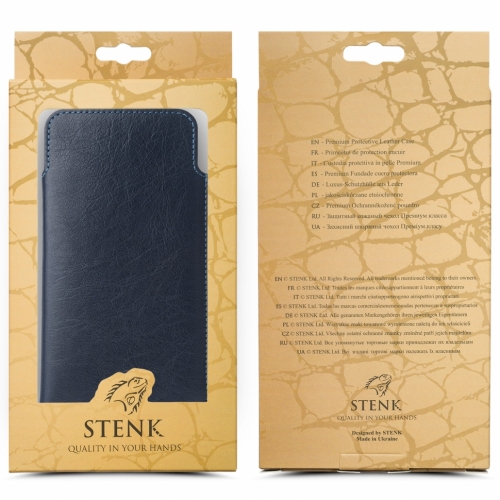 чохол-футляр на TECNO Spark 7 Синій Stenk Elegance фото 6