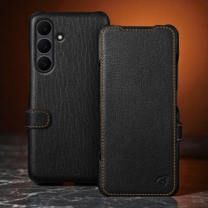 Чехол книжка Stenk Premium для Samsung Galaxy S25 FE Чёрний