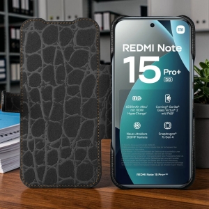 Чохол книжка Stenk Premium для Xiaomi Redmi Note 15 Pro Plus Чорний