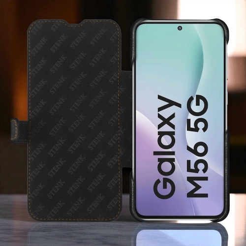 чехол-книжка на Samsung Galaxy M56 Черный Stenk Premium фото 2