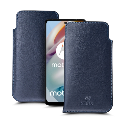 чехлы-футляры на Motorola Moto G60 Синий Stenk Elegance фото 1