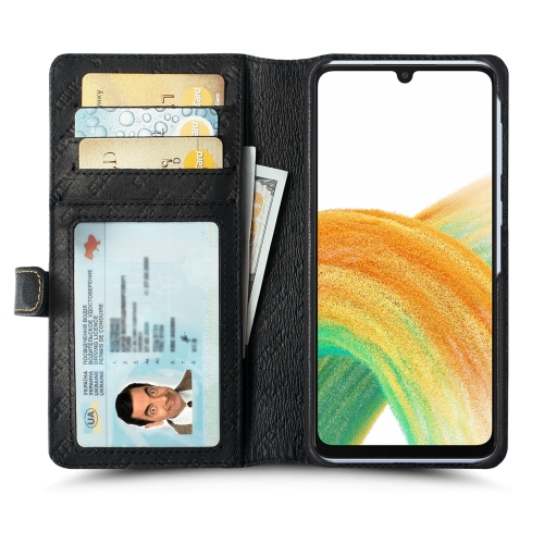 чохол-гаманець на Samsung Galaxy A33 5G Чорний Stenk Premium Wallet фото 2