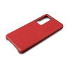 Кожаная накладка Stenk Cover для Xiaomi 12T / 12T Pro Красная