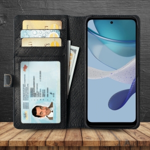 Чохол книжка Stenk Premium Wallet для Motorola Moto G (2023) Чорний
