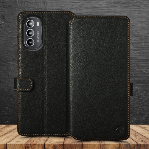 чохол-гаманець на Motorola Moto G82 Чорний Stenk Premium Wallet фото 1