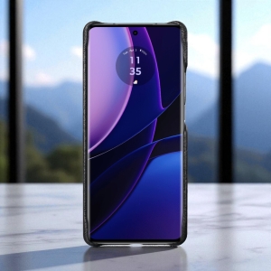 Шкіряна накладка Stenk Reptile Cover для Motorola Edge (2023) Чорний