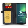 Чехол книжка Stenk Wallet для Motorola Moto G8 Plus Чёрный