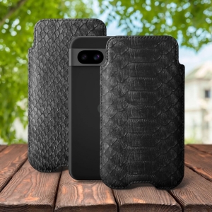 Футляр Stenk Sportage Python для Google Pixel 8a Чёрный