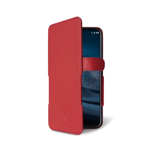 чехол-книжка на Nokia 8.3 Красный Stenk Prime фото 2