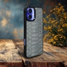 Накладка SkinBacker Python Scales для Apple iPhone 16 Серый