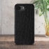 Кожаная накладка Stenk Reptile для Apple iPhone 16e Чёрный