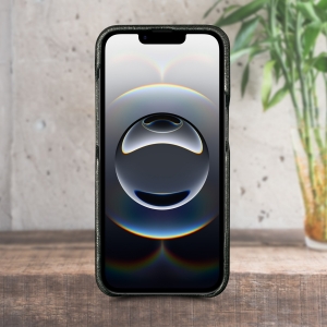 Шкіряна накладка Stenk Reptile для Apple iPhone 16e Чорний