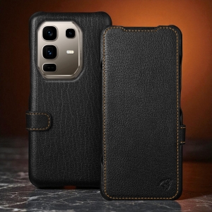 Чехол книжка Stenk Premium для Infinix Note 50 Pro Plus 5G Чёрный