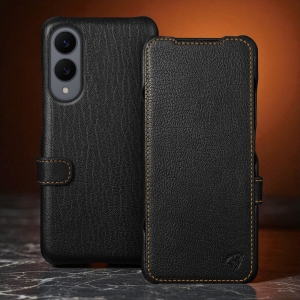 Чехол книжка Stenk Premium для Samsung Galaxy S25 Edge Чёрний