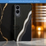 Чехол книжка Stenk Premium для Samsung Galaxy S25 Edge Чёрний