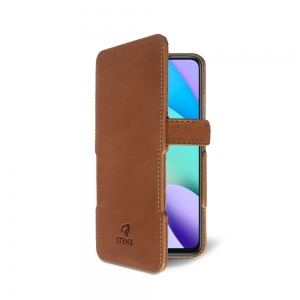 Чехол книжка Stenk Prime для Xiaomi Redmi 10 Camel