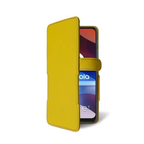 чохол-книжка на Motorola Moto E7 Power Жовтий Stenk Prime фото 2