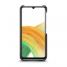 Шкіряна накладка Stenk Cover для Samsung Galaxy A33 5G Чорна