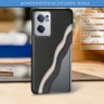 Кожаная накладка Stenk Cover для OnePlus Nord CE 2 5G Чёрная