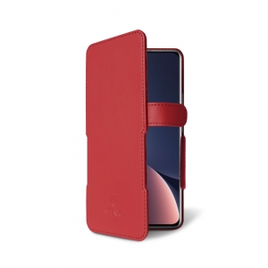 Чехол книжка Stenk Prime для Xiaomi 12 Pro 5G Красный