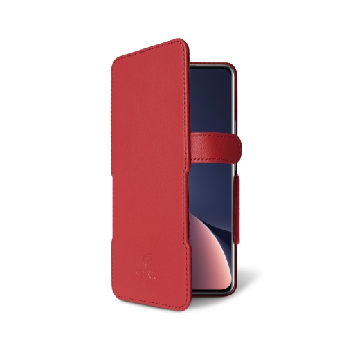 чехол-книжка на Xiaomi 12 Pro 5G Красный Stenk Prime фото 2