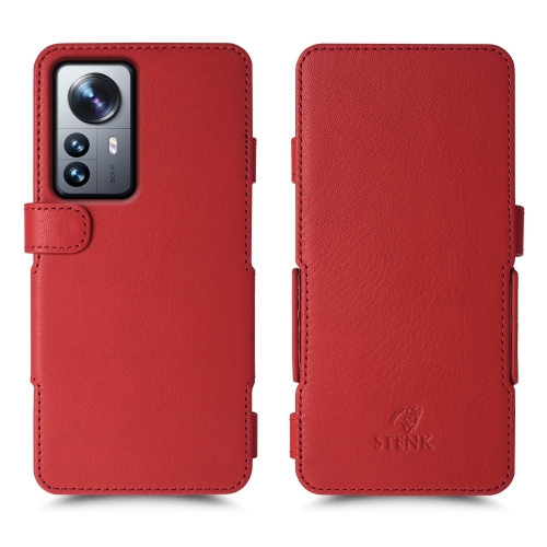 чехол-книжка на Xiaomi 12 Pro 5G Красный Stenk Prime фото 1