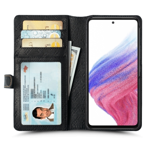 чохол-гаманець на Samsung Galaxy A53 5G Чорний Stenk Premium Wallet фото 2