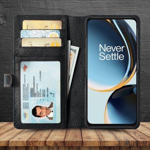 чохол-гаманець на OnePlus Nord N30 Чорний Stenk Premium Wallet фото 2